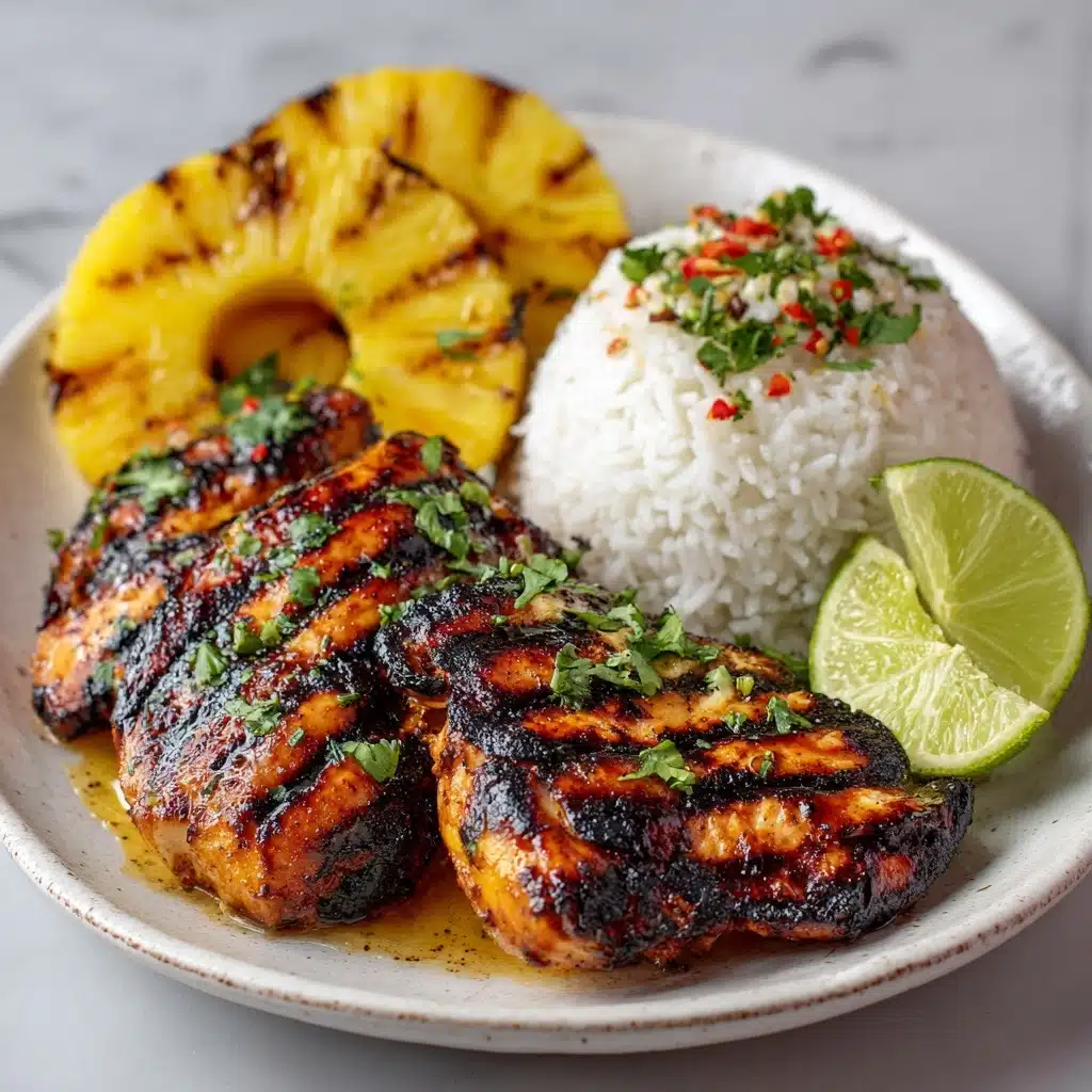 Grilled Aloha Chicken and Pineapple Recipe - Recipe Image