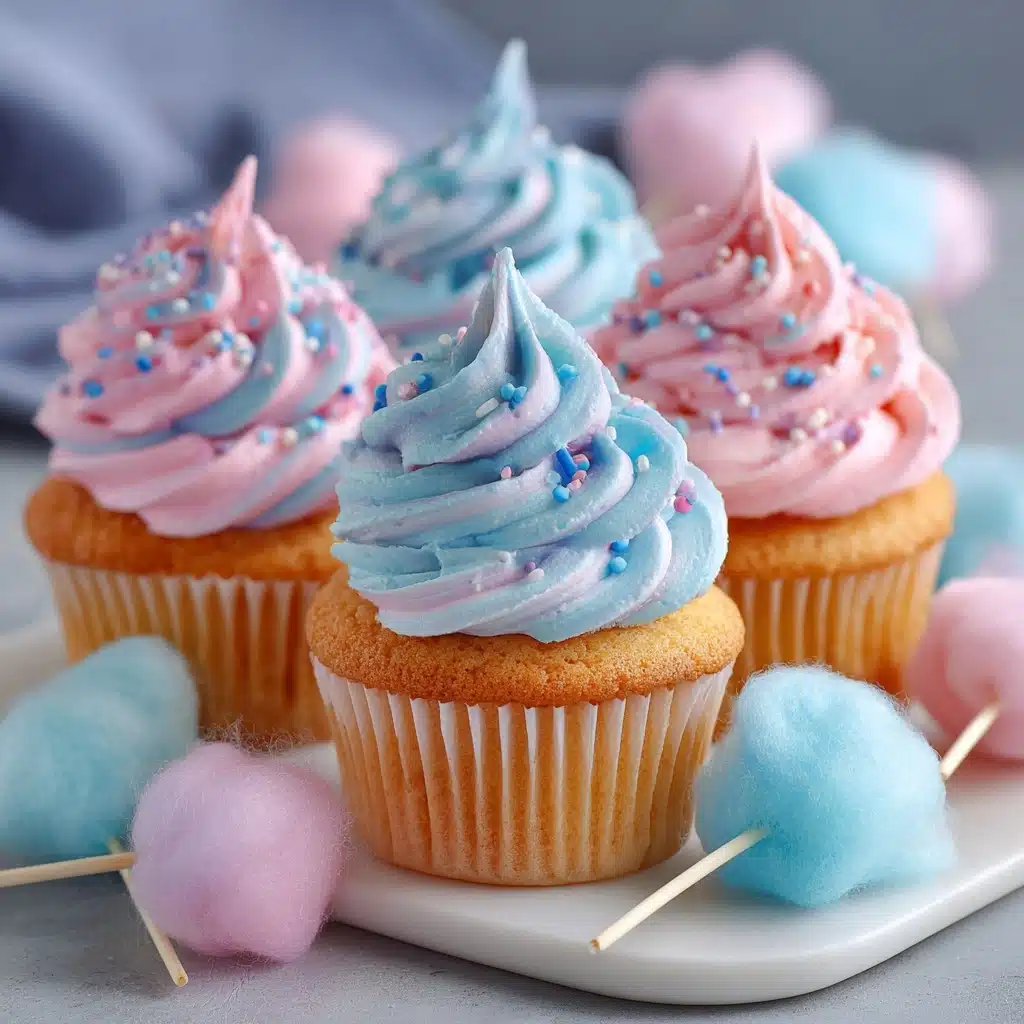 Cotton Candy Cupcakes Recipe