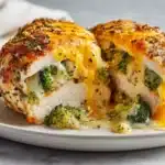 Broccoli Cheddar Stuffed Chicken Recipe