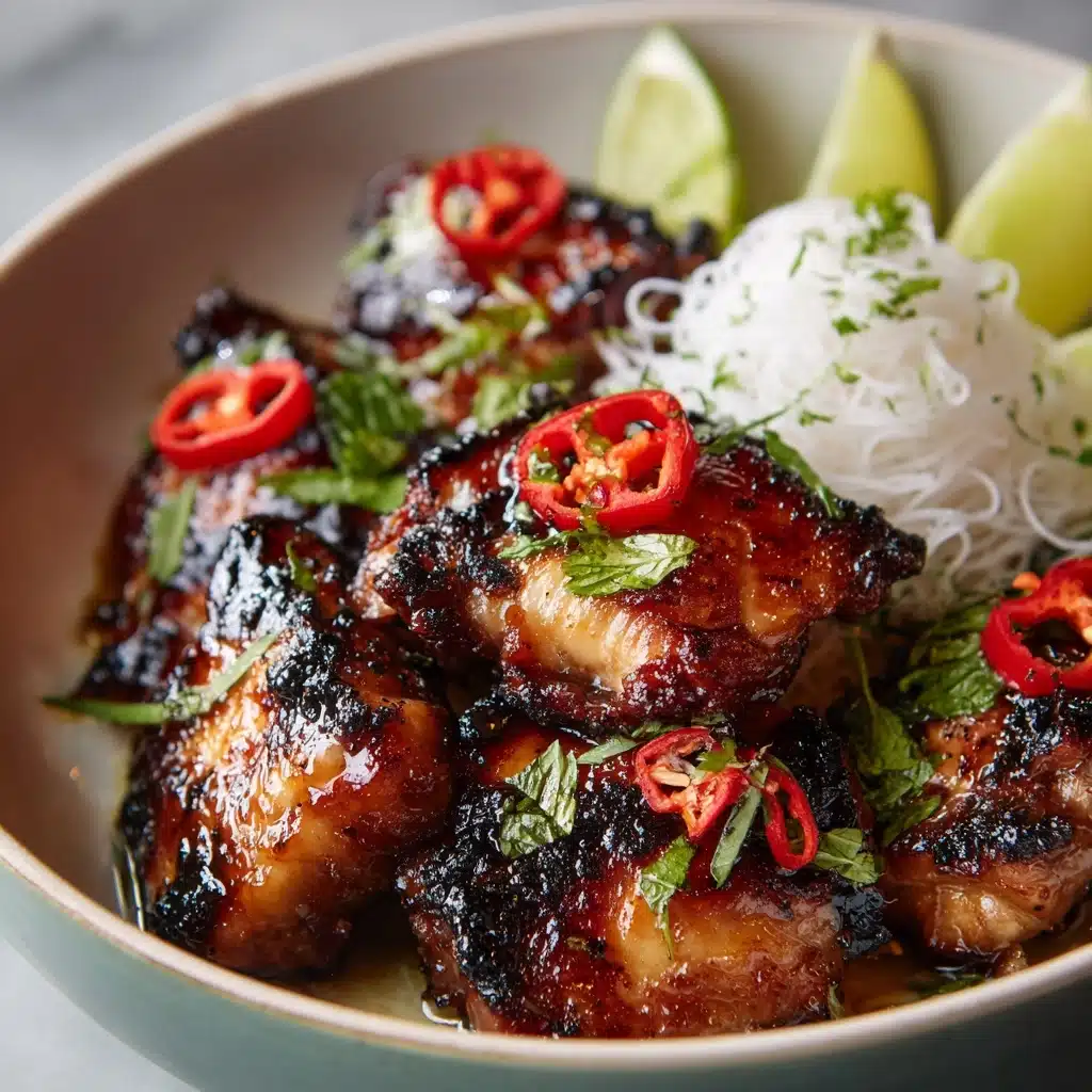 Grilled Vietnamese Lemongrass Chicken Recipe - Recipe Image