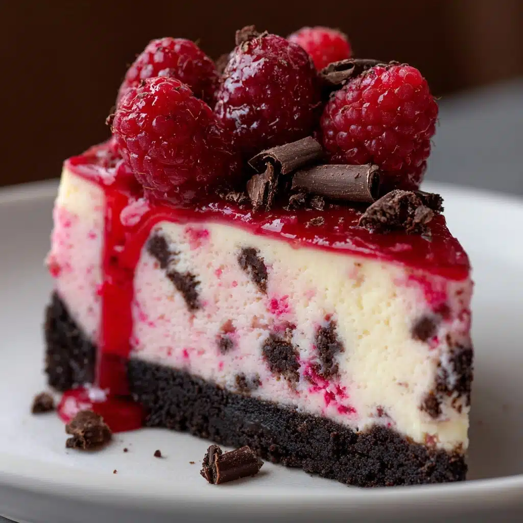 Dark Chocolate Raspberry Cheesecake Recipe