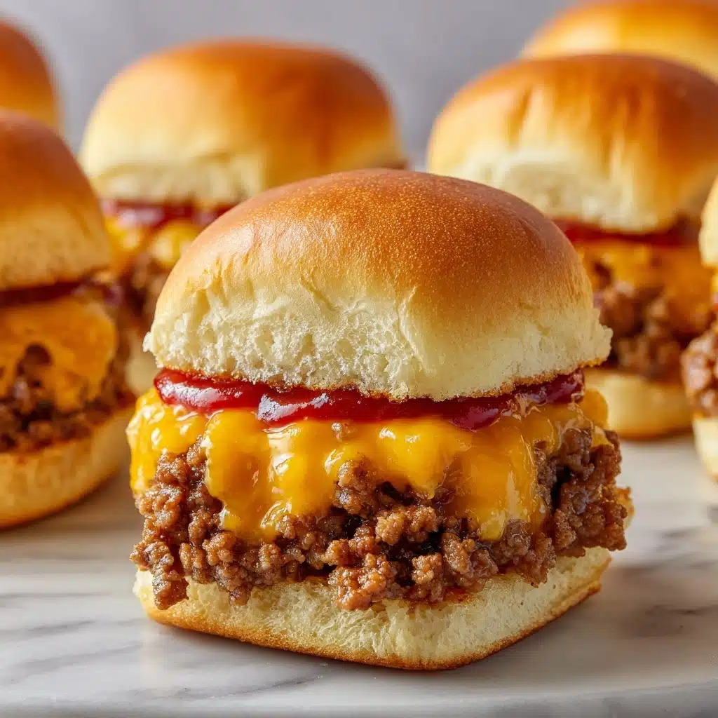 Chopped Cheeseburger Sliders Recipe - Recipe Image