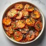 Roasted Sweet Potatoes with Garlic and Parmesan Recipe