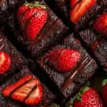 Chocolate-Covered Strawberry Brownies Recipe