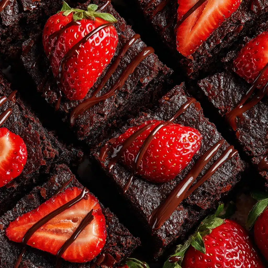 Chocolate-Covered Strawberry Brownies Recipe