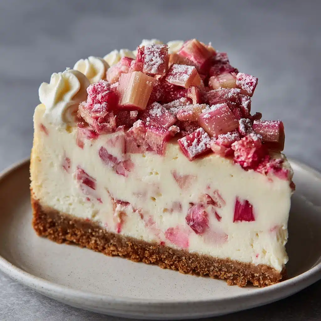 Rhubarb Cheesecake Recipe