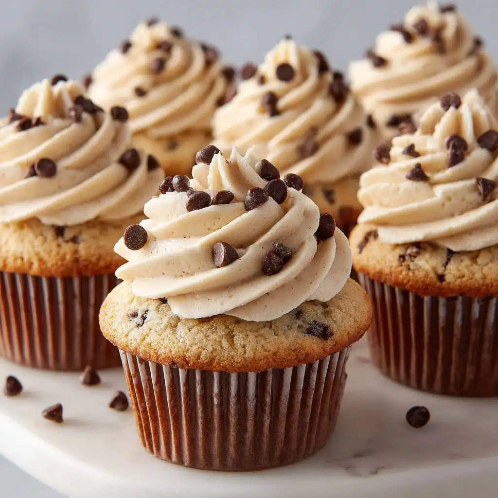 Chocolate Chip Cookie Dough Cupcakes Recipe - Recipe Image