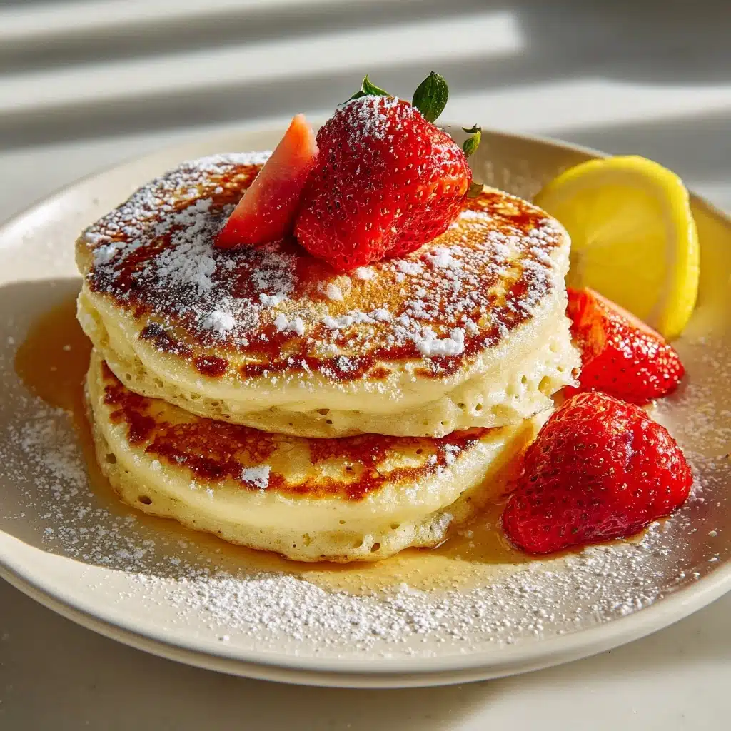 Cloud-like Lemon Soufflé Pancakes Recipe - Recipe Image