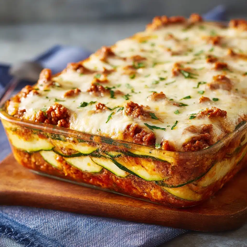 Ground Beef Zucchini Casserole Recipe - Recipe Image