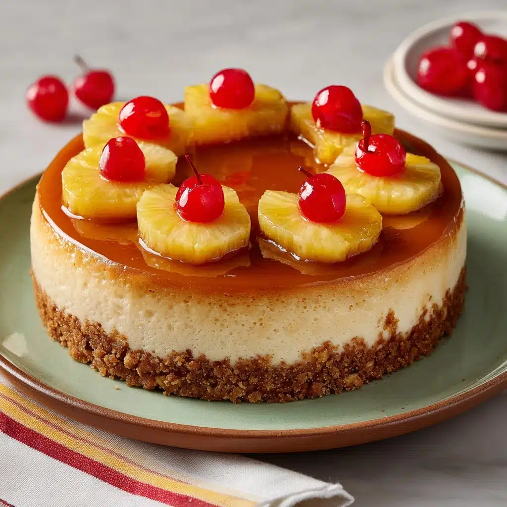 Pineapple Upside-Down Cheesecake Recipe