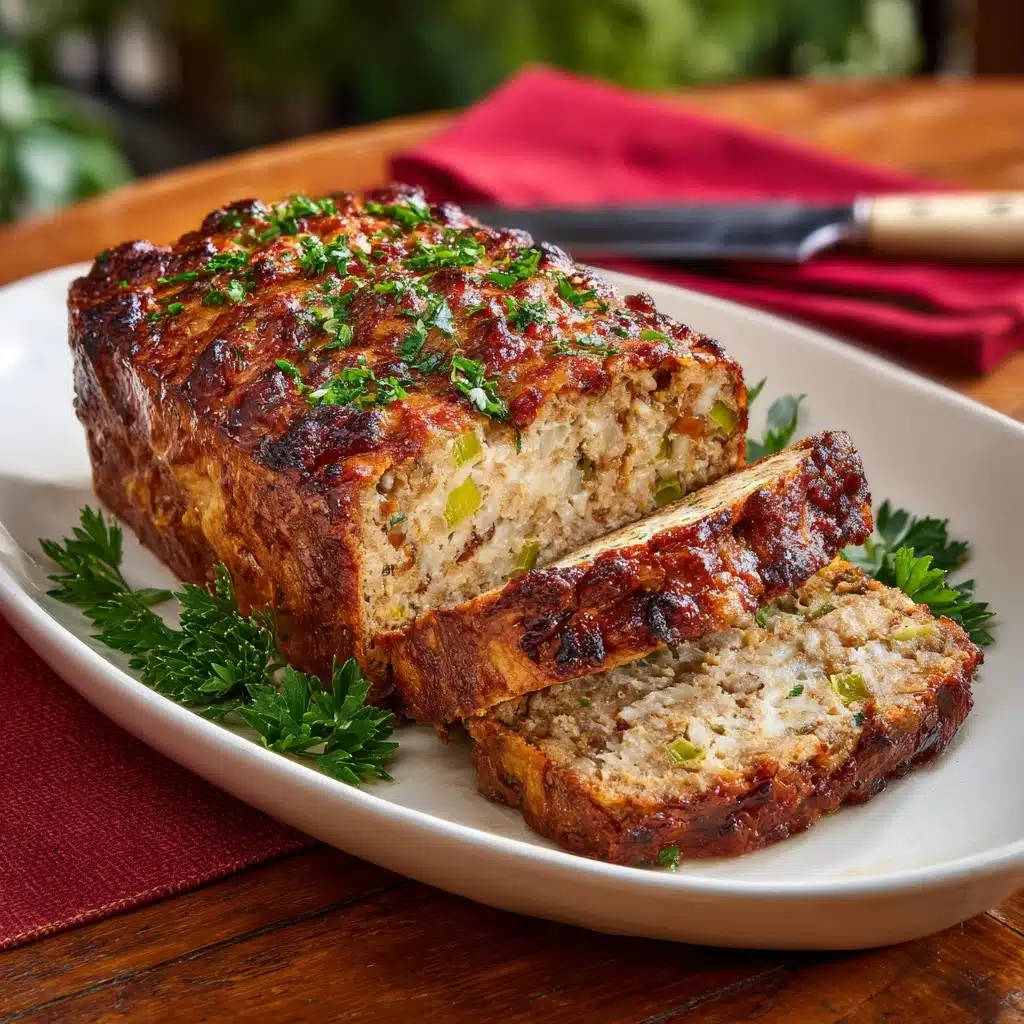 Turkey Stuffing Meatloaf Recipe - Recipe Image