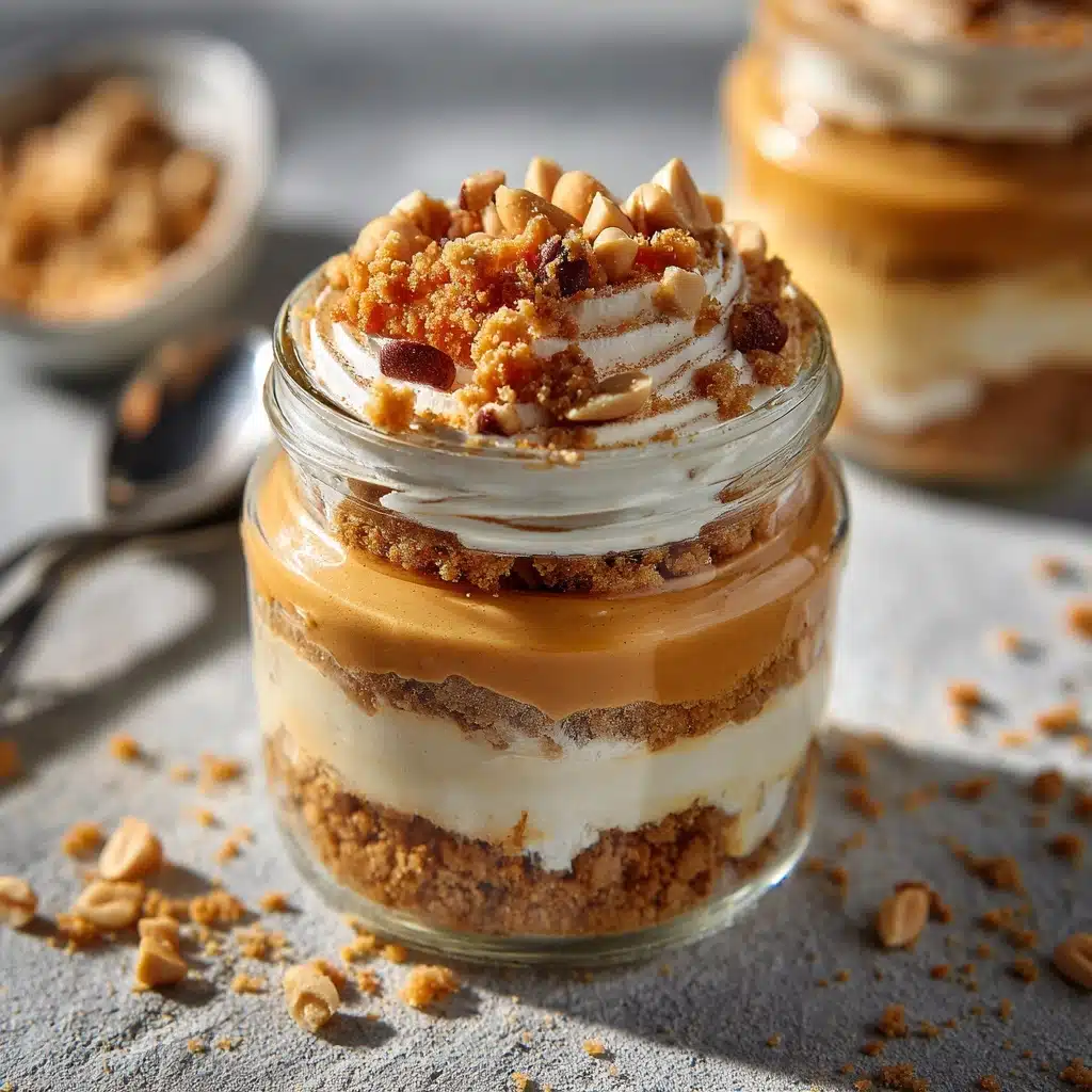 Peanut Butter Mousse with Crunchy Peanuts Recipe - Recipe Image