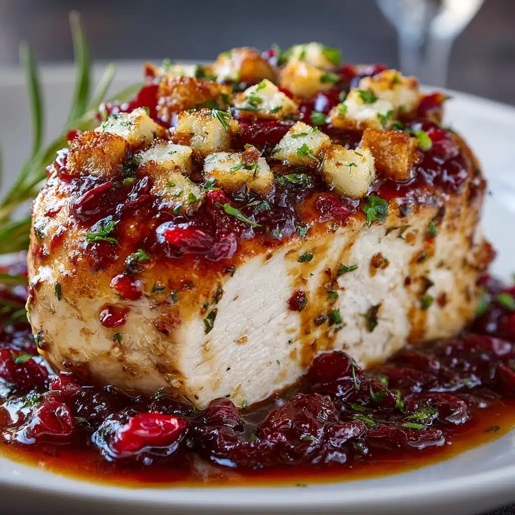 Cranberry and Brie Stuffed Chicken Recipe - Recipe Image