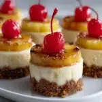 Mini Pineapple Upside-Down Cheesecakes Recipe