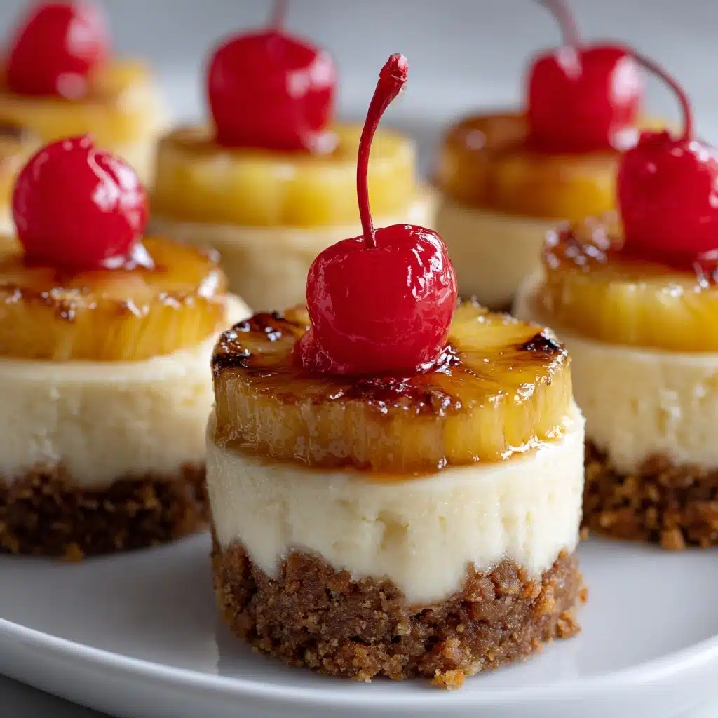Mini Pineapple Upside-Down Cheesecakes Recipe
