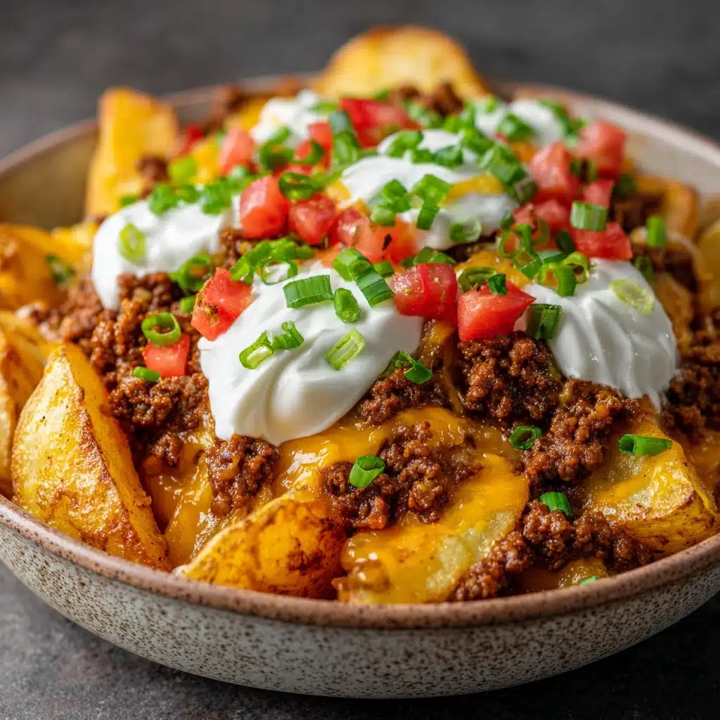 Cheesy Taco Potatoes Recipe - Recipe Image