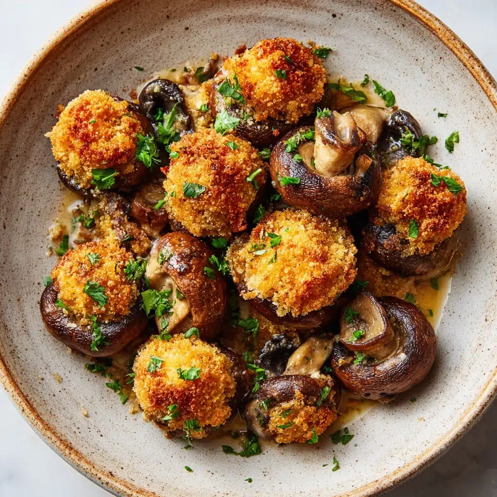 Crispy Garlic Mushroom Bites Recipe