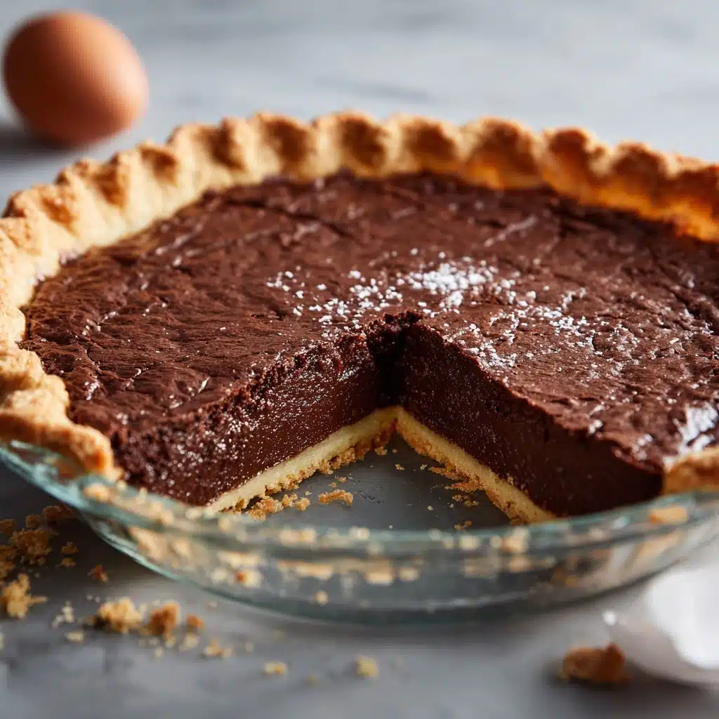 Dark Chocolate Chess Pie Recipe - Recipe Image