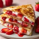 Decadent Strawberry Cheesecake Quesadillas Recipe