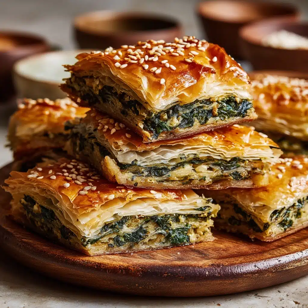 Spinach and Feta Stuffed Puff Pastry Recipe