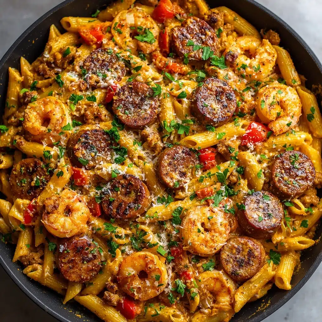 Cajun Shrimp and Sausage Pasta Recipe - Recipe Image