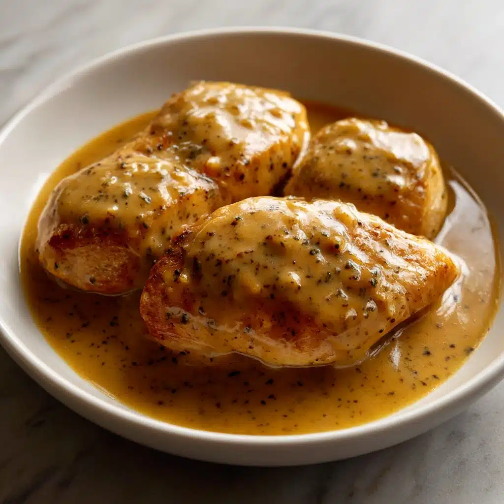Slow Cooker Chicken Breasts with Gravy Recipe - Recipe Image