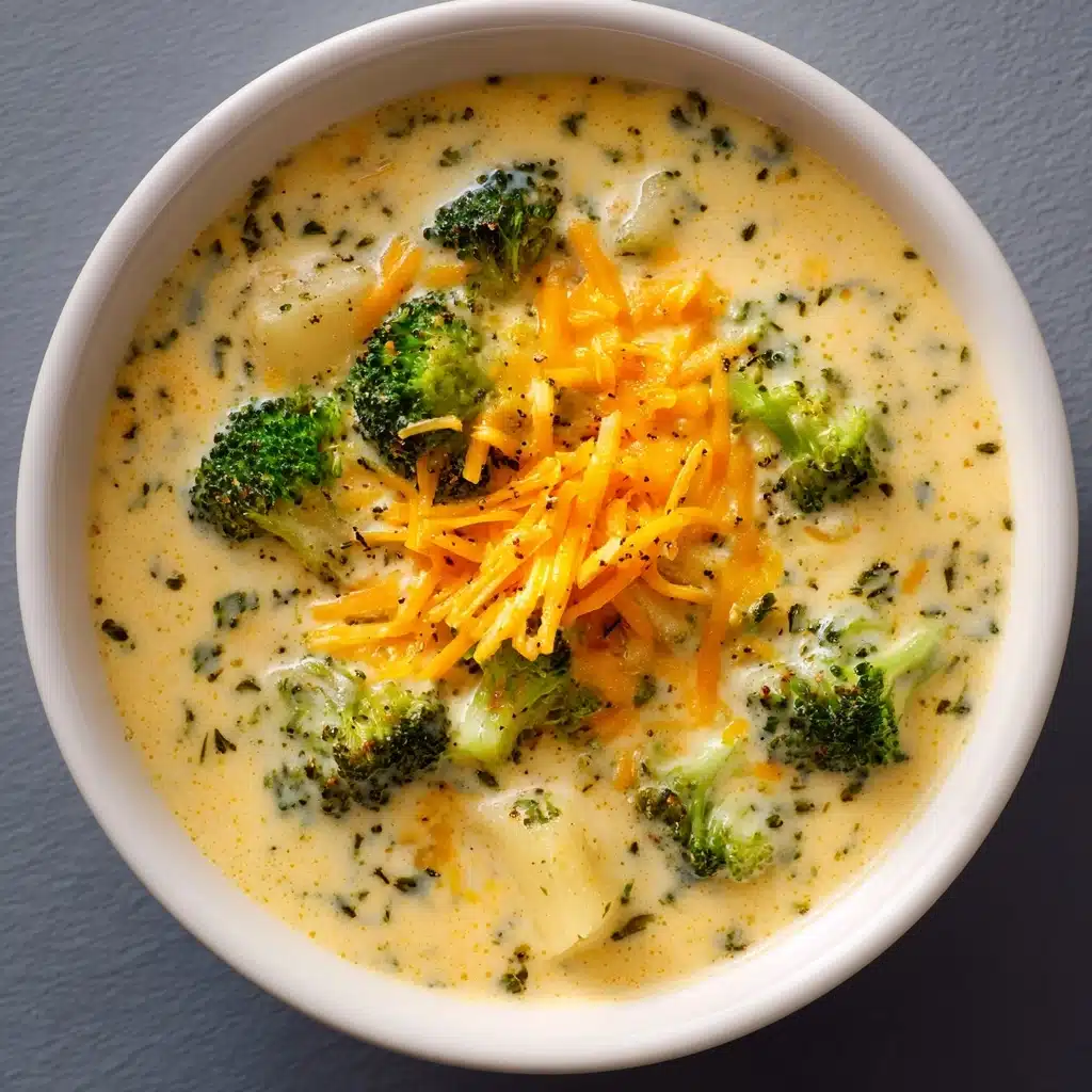 Crockpot Potato Broccoli Cheddar Soup Recipe - Recipe Image