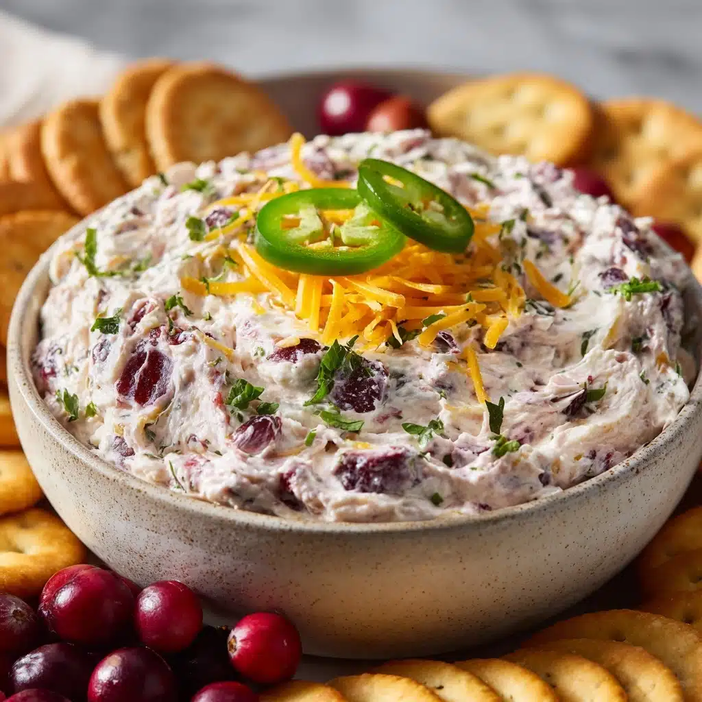 Holiday Cranberry Jalapeño Cream Cheese Dip Recipe - Recipe Image