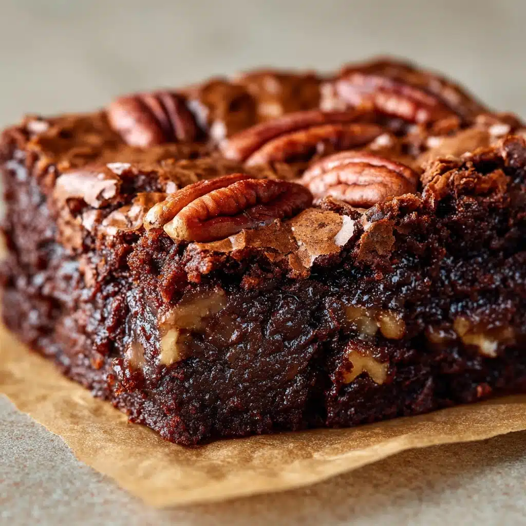 Gooey Pecan Pie Brownies Recipe