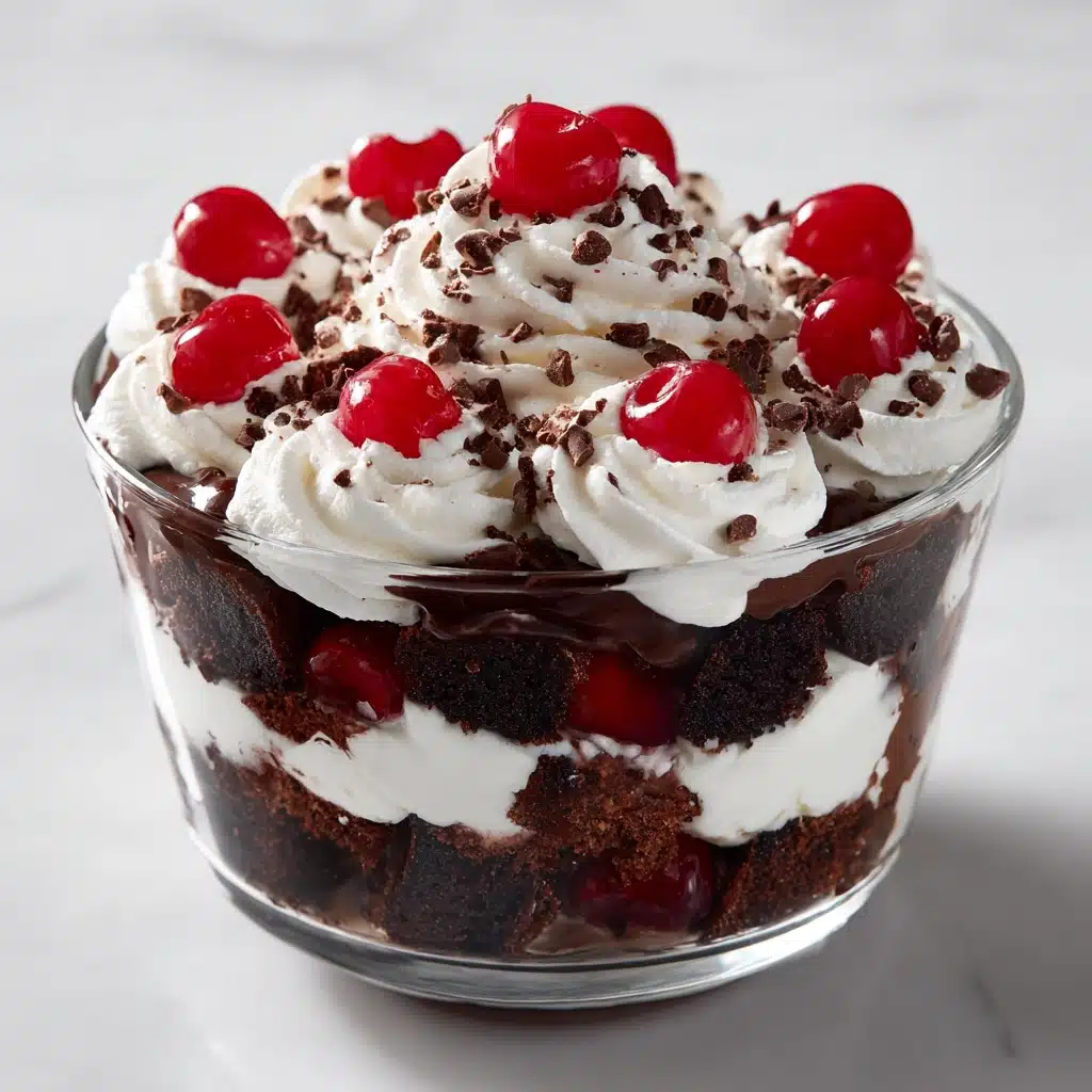 Cherry Chocolate Chip Trifle Recipe - Recipe Image