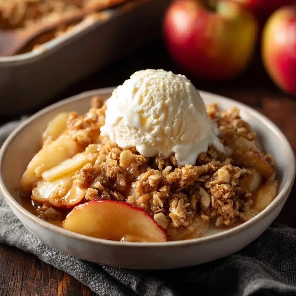 Apple Peanut Butter Crisp {Whole Wheat} Recipe - Recipe Image