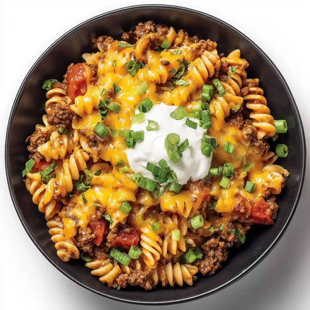 One Pot Beef Taco Pasta Recipe