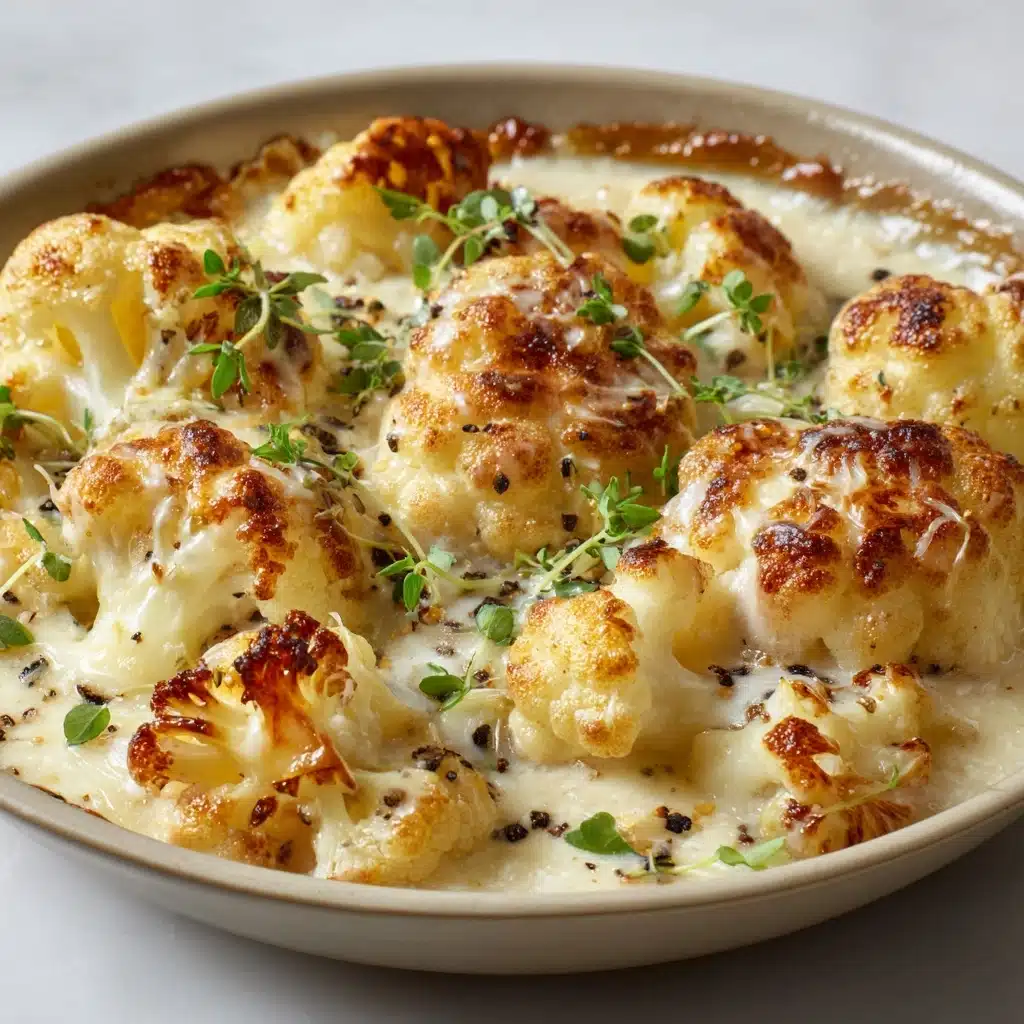 Cheddar Cauliflower and Roasted Garlic Soup Recipe