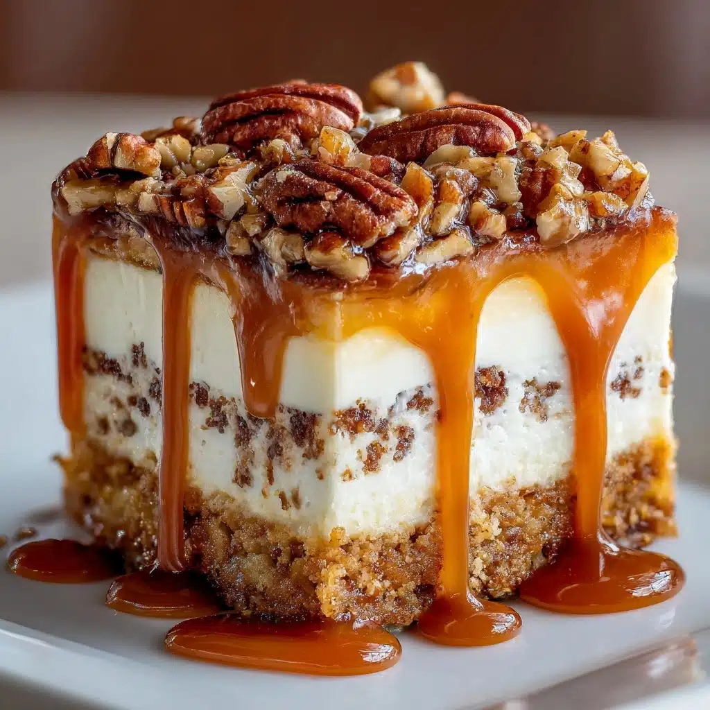 Butter Pecan Praline Poke Cake Recipe - Recipe Image