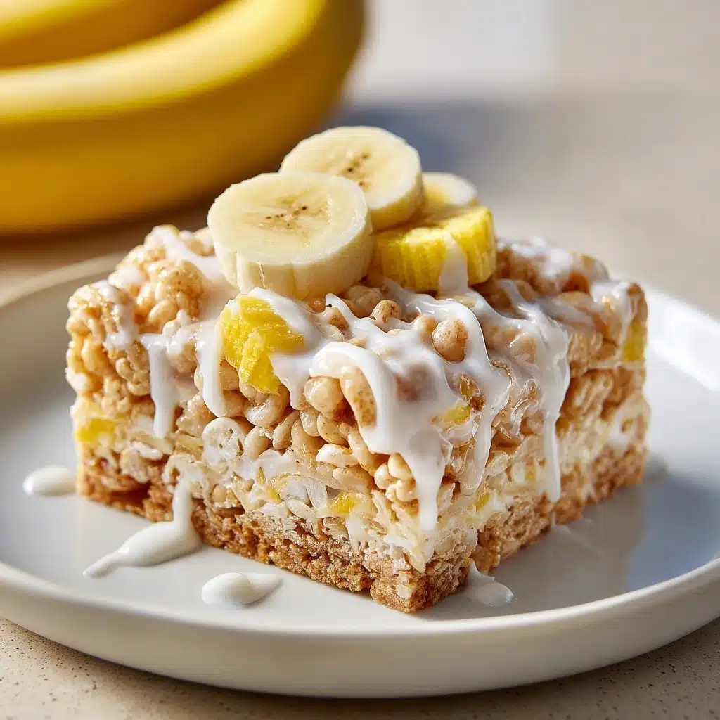 Banana Pudding Rice Krispie Treats Recipe