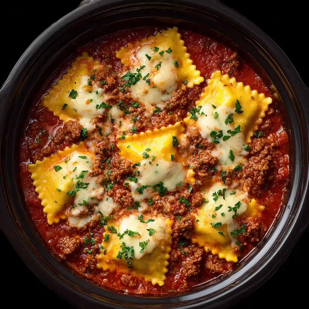 Crockpot Ravioli Lasagna Recipe