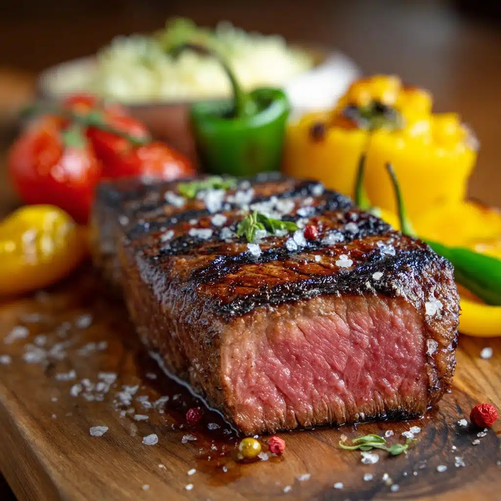 Pepper Steak with Bell Peppers and Onion Recipe - Recipe Image