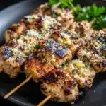 Garlic Parmesan Chicken Skewers Recipe