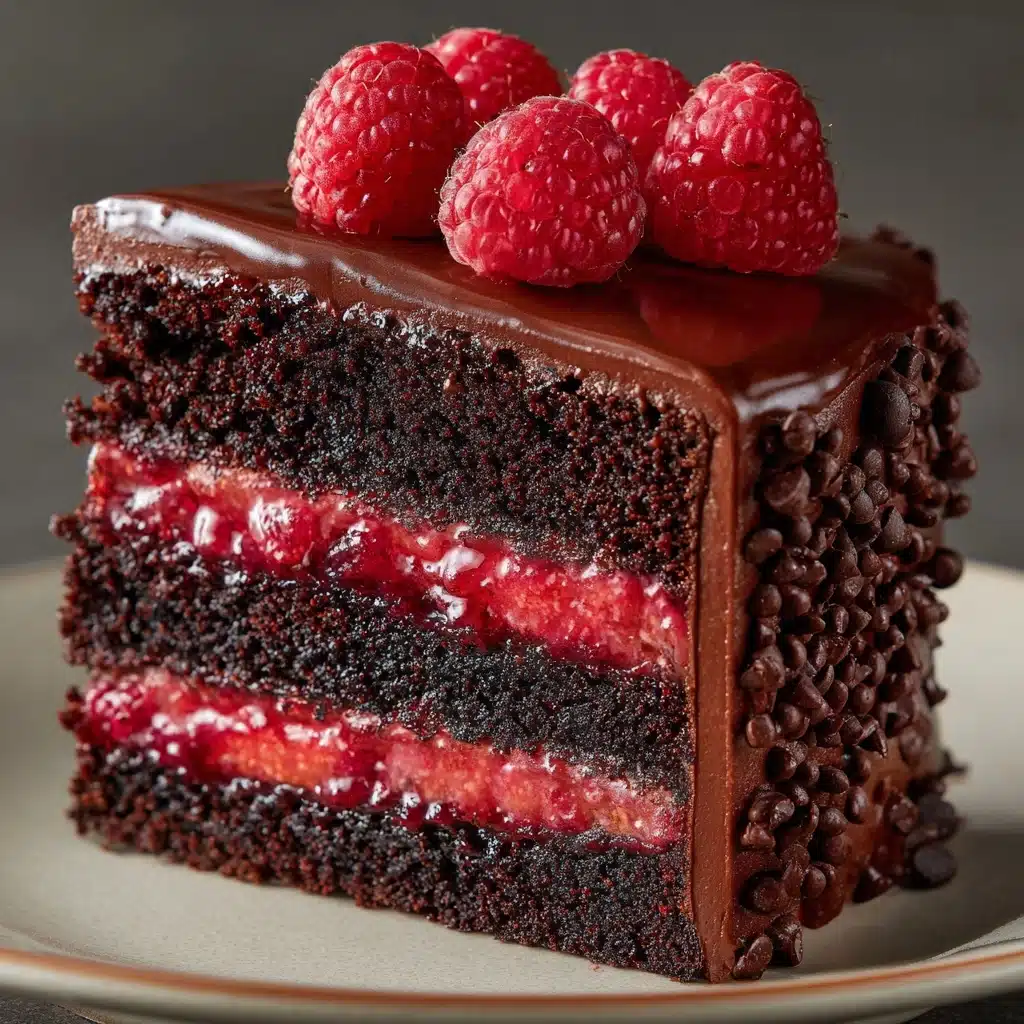 Chocolate Raspberry Cake Recipe - Recipe Image
