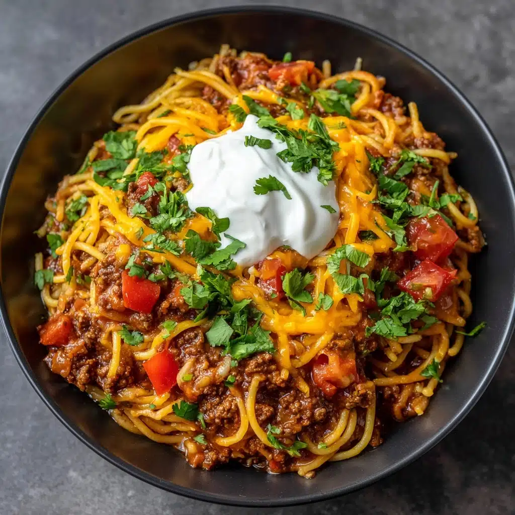Taco Spaghetti Recipe - Recipe Image
