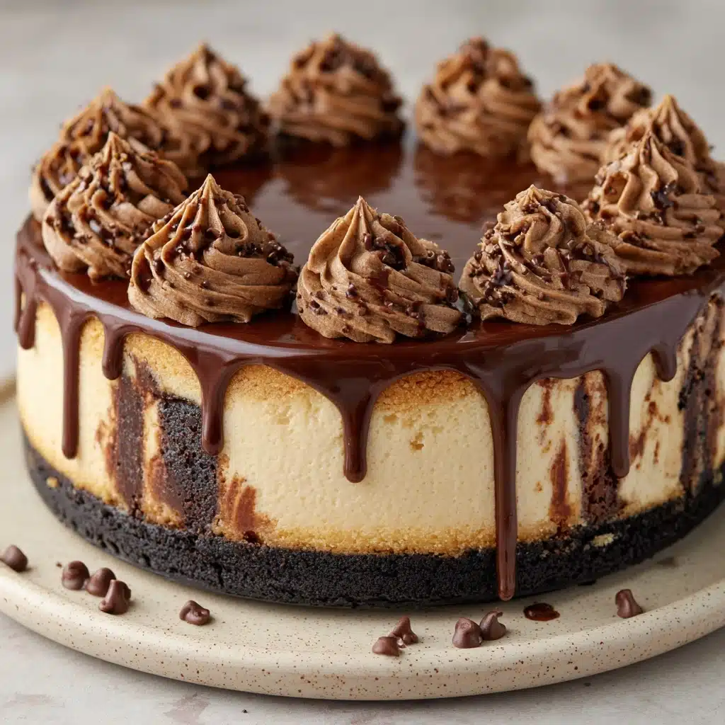 Chocolate Peanut Butter Cheesecake Delight Recipe - Recipe Image
