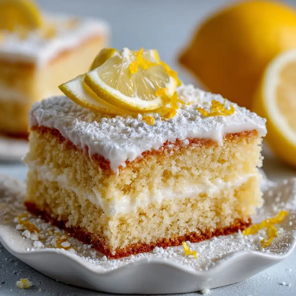 Lemon Gooey Butter Cake Recipe - Recipe Image