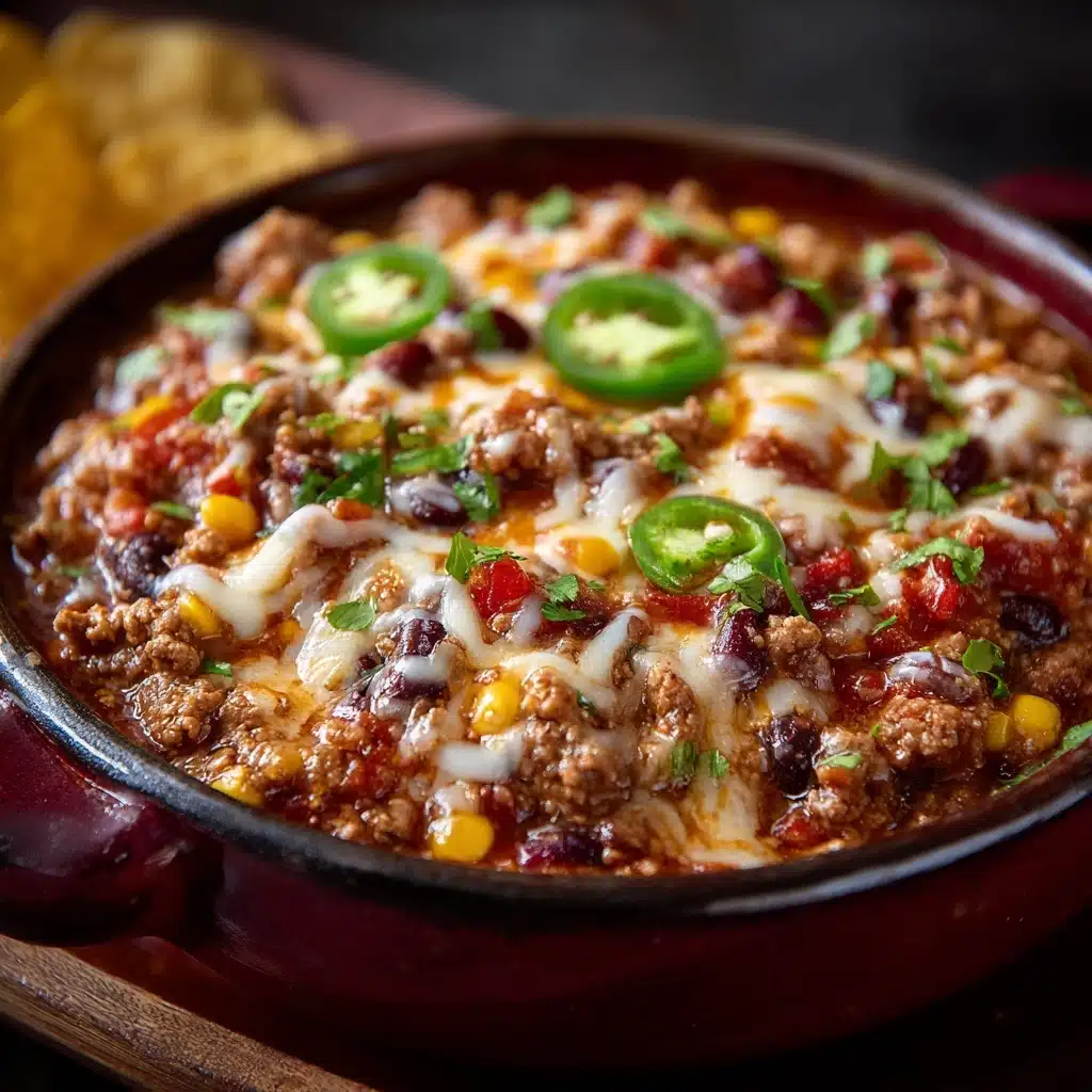 Cheesy Enchilada Chili Recipe