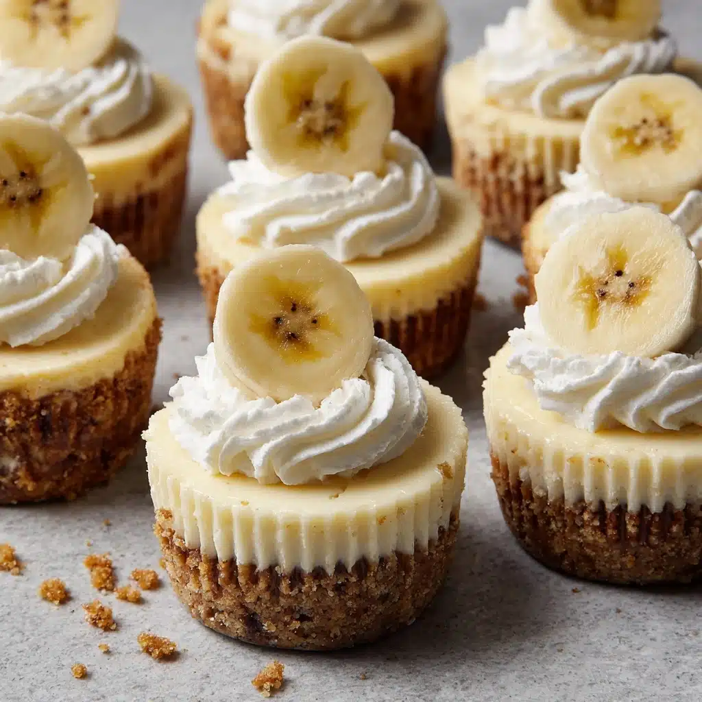 Mini Banana Pudding Cheesecakes Recipe - Recipe Image