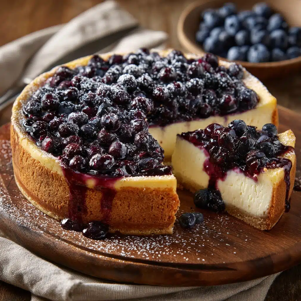 Blueberry Basque Cheesecake Recipe