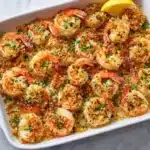 Garlic Parmesan Baked Shrimp Recipe