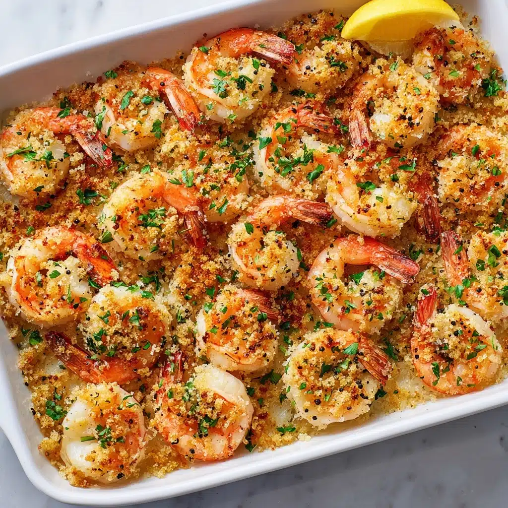 Garlic Parmesan Baked Shrimp Recipe