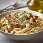 Creamy Garlic Chicken Pasta Recipe