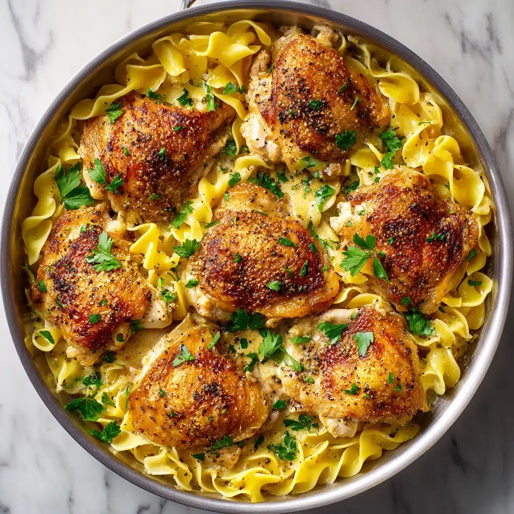 One-Pan Chicken with Buttered Noodles Recipe