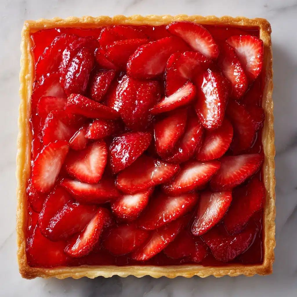 Easy Strawberry Slab Pie Recipe - Recipe Image